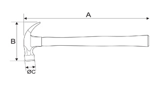 Claw Hammer with Handle