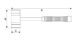 Soft Faced Hammer with Handle