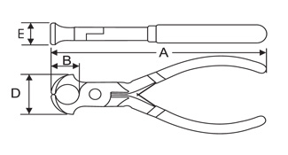 End Cutting Mini Plier