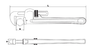 Heavy Duty Pipe Wrench